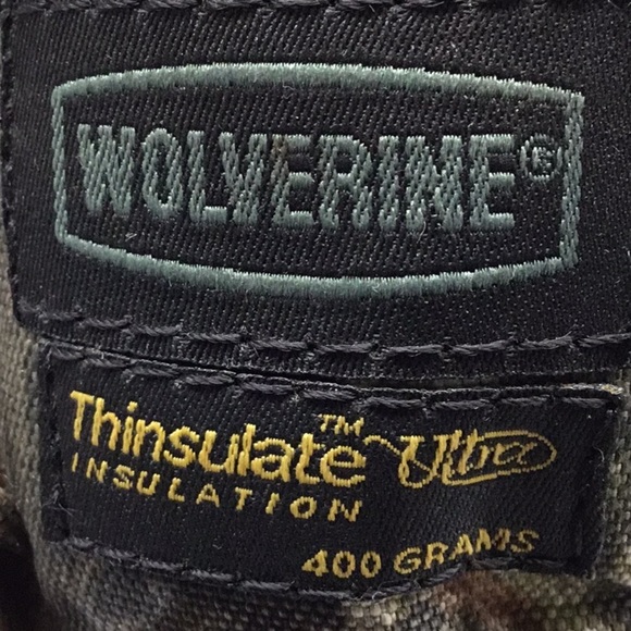 EUC Wolverine Thinsulated Ultra Insulation Waterproof Camo Leather High Top Boot - Picture 11 of 16